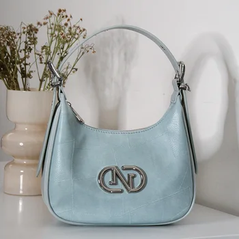 Silver Armpit Women's Bag 2024 New Fashion One-shoulder High-end Crossbody Bag
