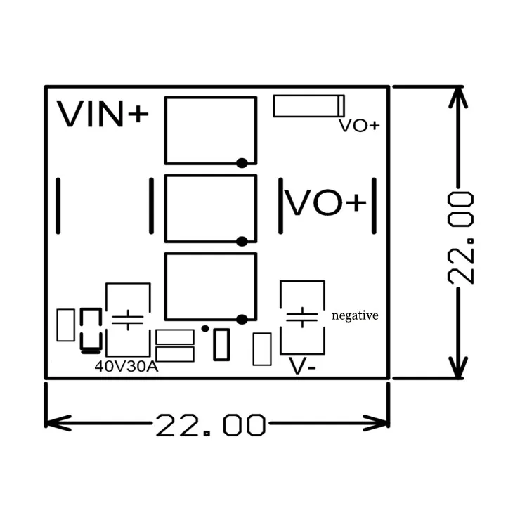 Ideal Diode 35V 20A Solar Power Supply Module - Reliable & Efficient
