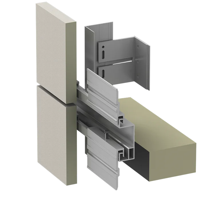 Stone Fixing  Facade Wall Cladding Bracket Masonry Anchor Aluminium Alloy Fixing Systems