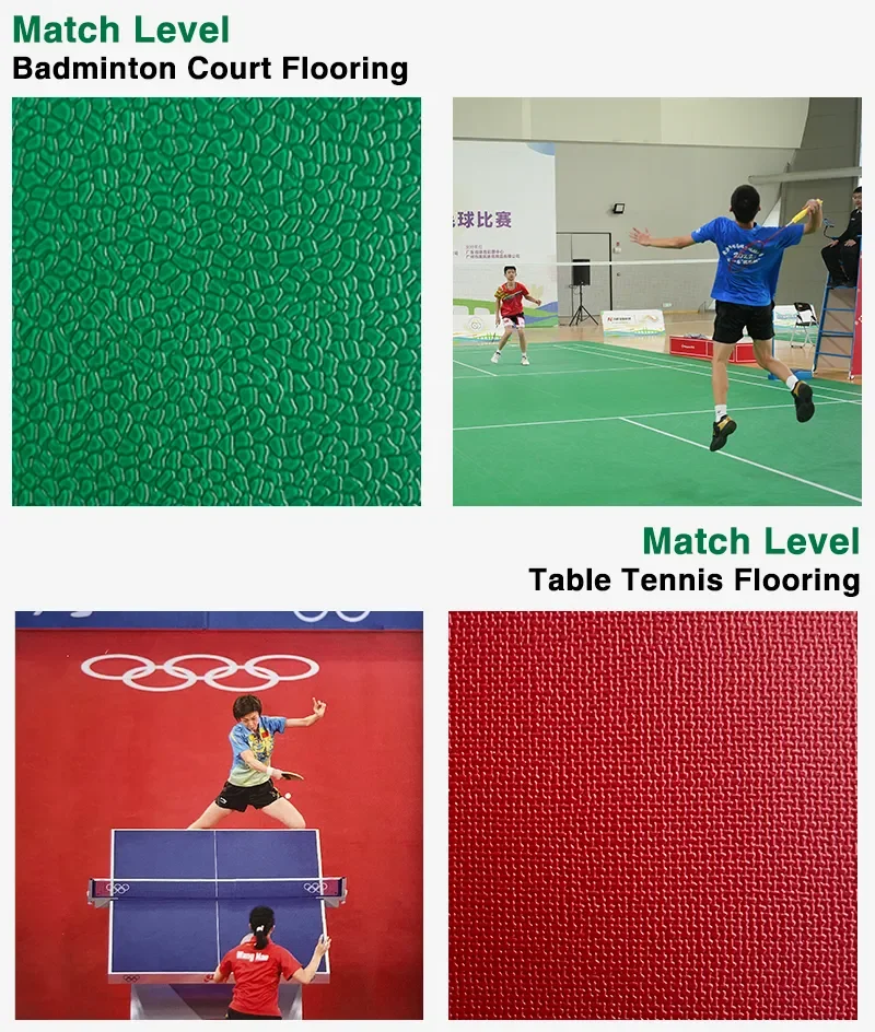 Badminton Print Pattern Floor Mat