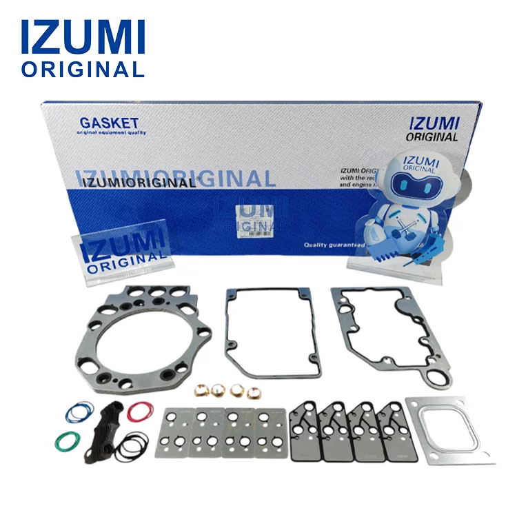 Ricambio diesel originale IZUMI: kit guarnizioni superiori per motore diesel con codice 4089200 per motore Cummins QSK60 (set guarnizioni superiori)