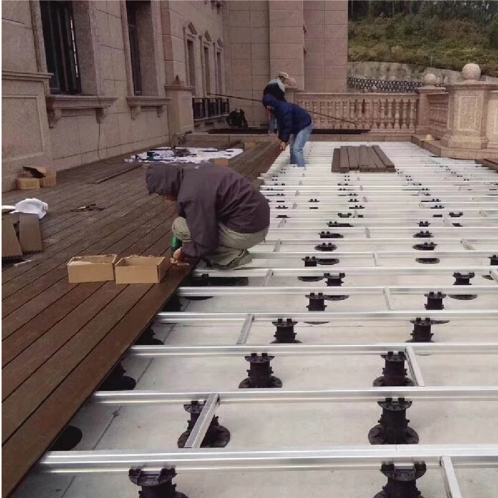 Hardware Hidden Fastener System Spacer Fixing Wpc Decking With Steel