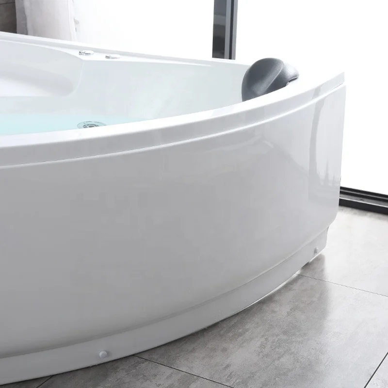 コーナーカップルジェットバスタブ、バスルーム気泡ジェットアクリル