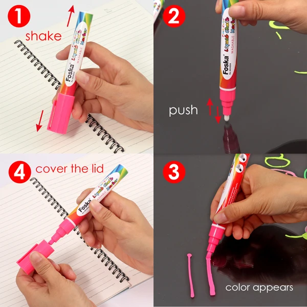 LED Board Use Flash Color Liquid Chalk Marker