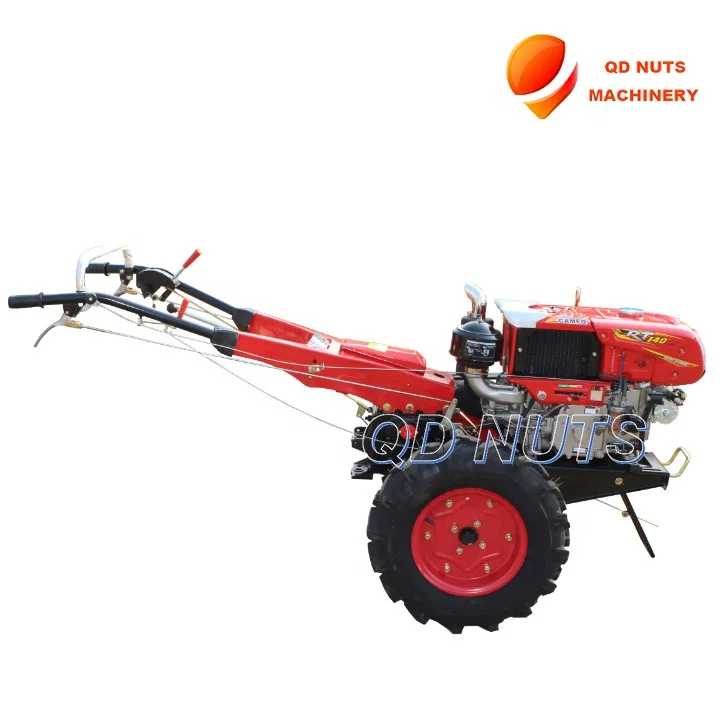 High Quality Kubota Walking Behind  with Rotary Tiller Disc Plough Motocultor Power Tiller Micro Tractor