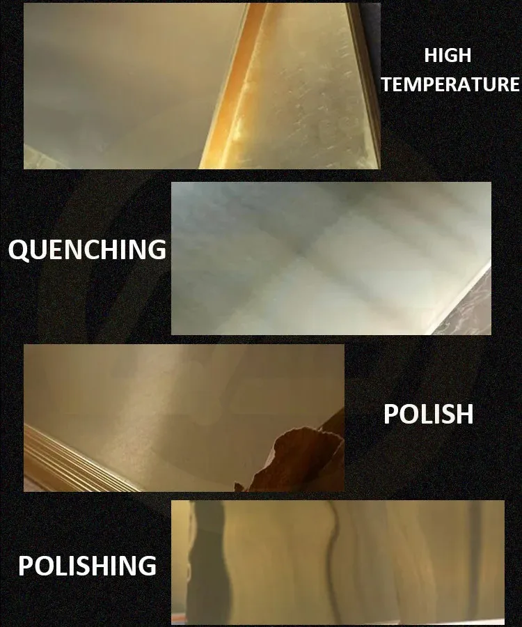 Professional Supply Brass Sheet Metal C270 Brass Sheet 4x8 Copper Sheet