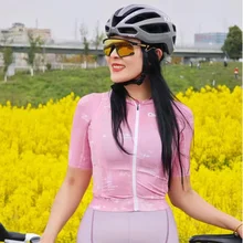 Custom Breathable Woven Fabric Sports Jersey Comfortable Cycling Wear