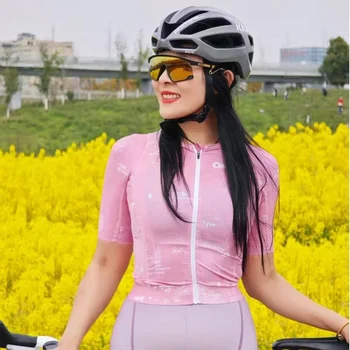 Custom Breathable Woven Fabric Sports Jersey Comfortable Cycling Wear