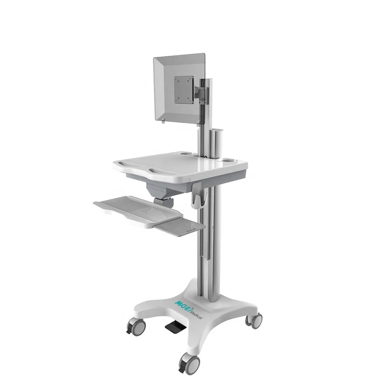 Medige Mobile Medical Cart Height Adjustable Emergency Trolley Medical ...