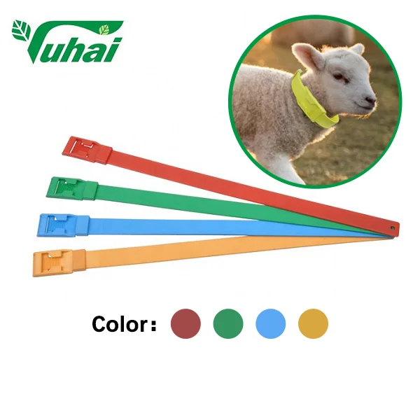 Cattle, Sheep and Horses Can Be Distinguished by Optional Color Gaiters with Neck Straps and Buckles Goat Collar