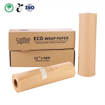 1 Roll 30M Brown Kraft Wrapping Paper Parcel Packing Paper for DIY