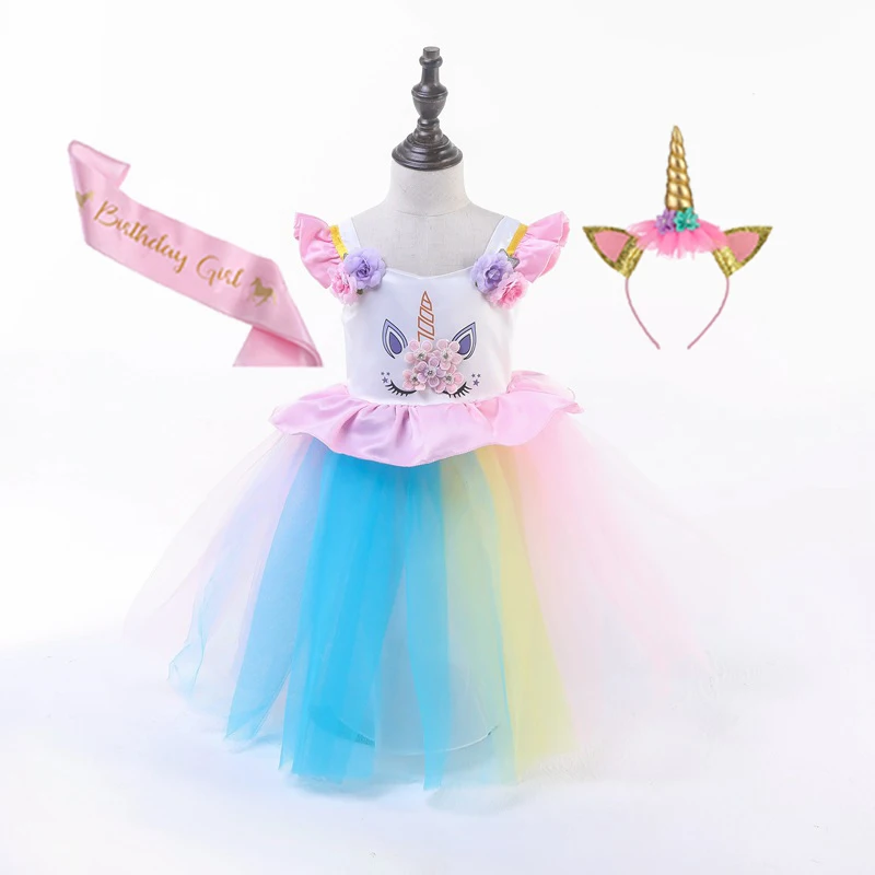 white christmas dresses White Floral Romantic Tutu with Chiffon and Tulle Skirt main image 0