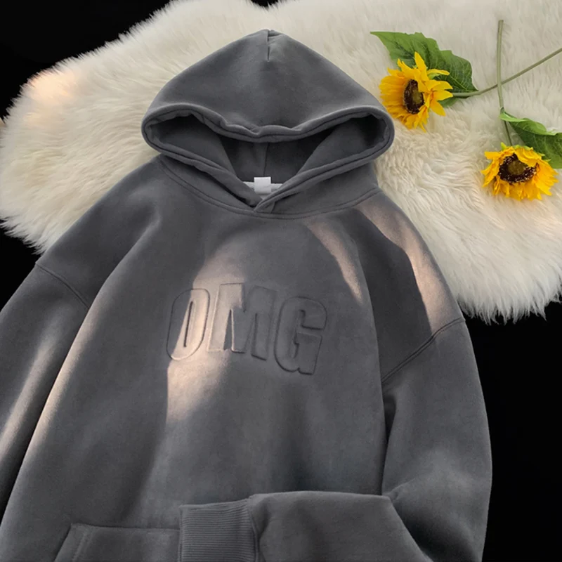 Heavyweight Oversized Vintage Washed Y2k Graphic Fleece Drop Shoulder