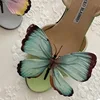 Zapatos mariposa verdes