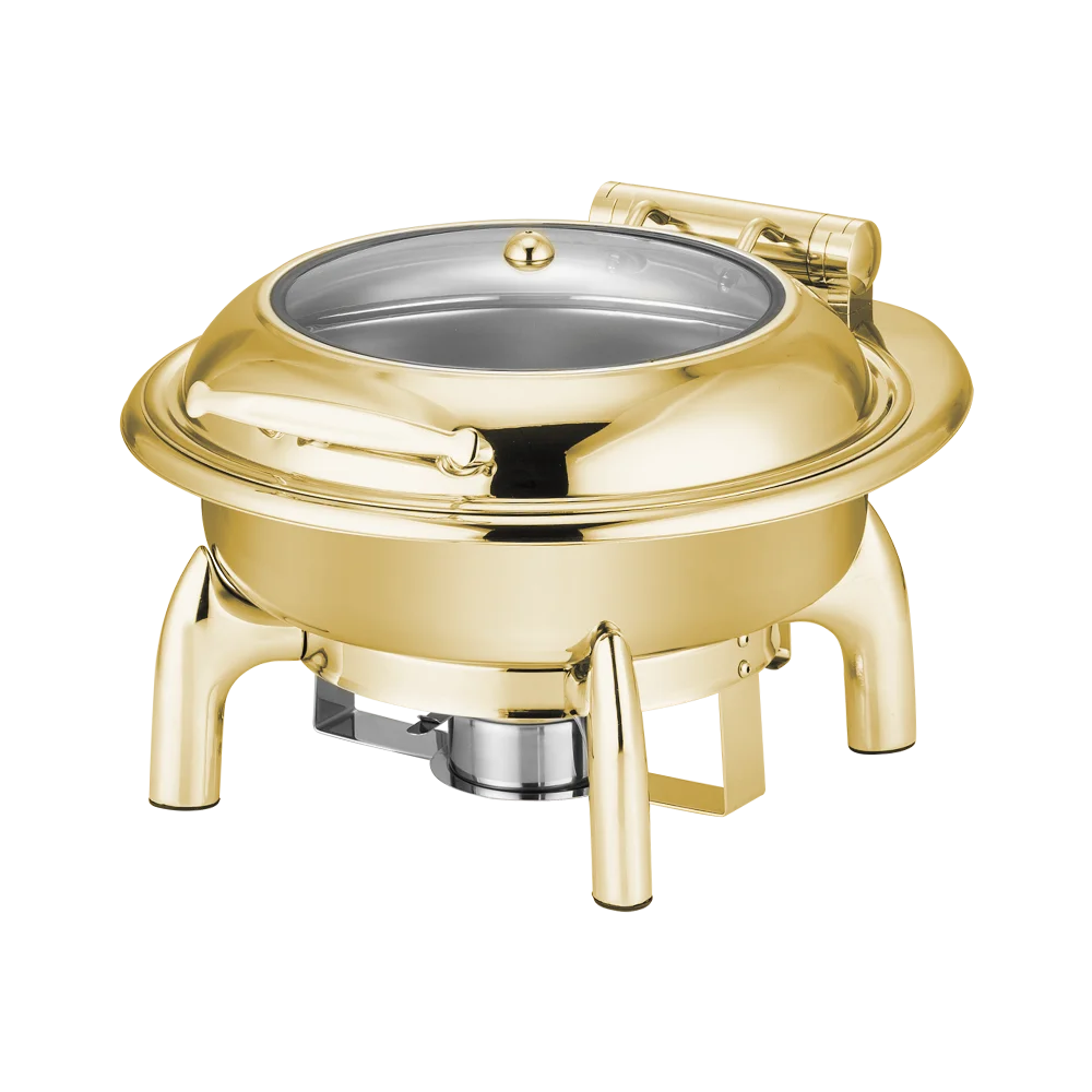 Low Price Electric Heating Stainless Steel Buffet Stove With Glass