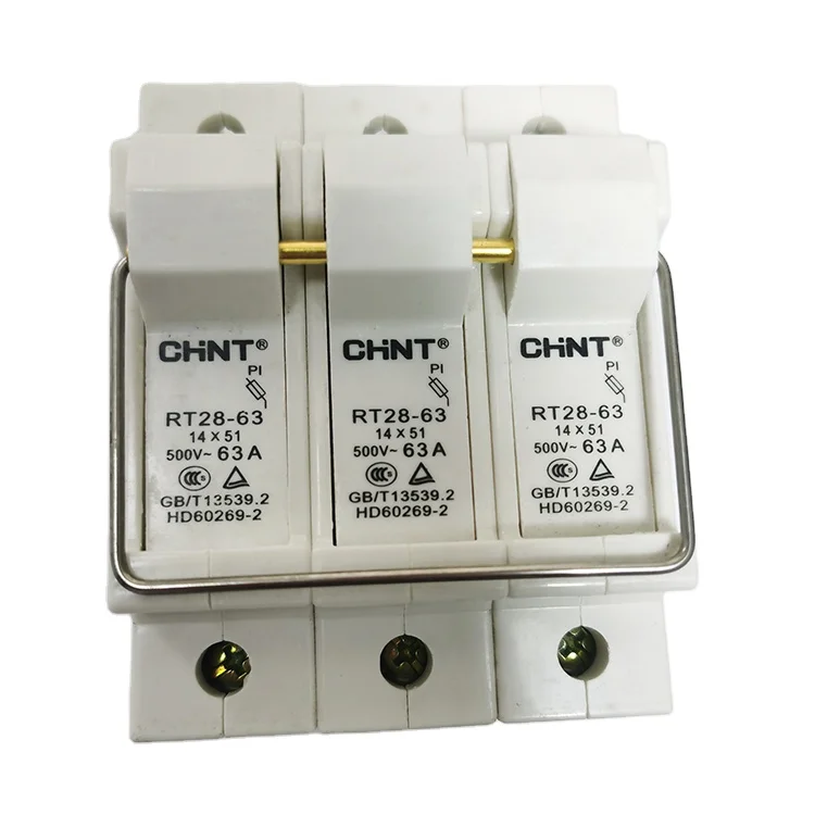 Professional Sale 3P 63A Rated Voltage 500V Thermal Fuse Switch Holder Box