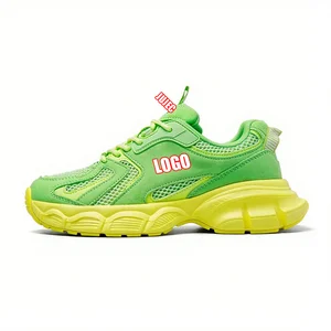 Women's Retro Fashion Casual Sneakers Platform Soled Sporty Style Breathable Lace-Up Closure Soft Anti-Slip Fashion Trend Direct