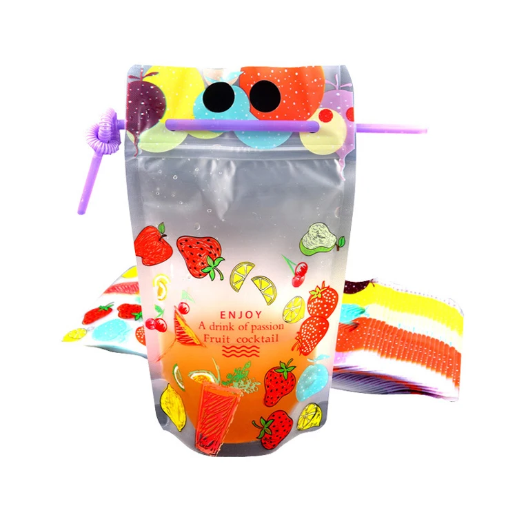custom printed drink pouches