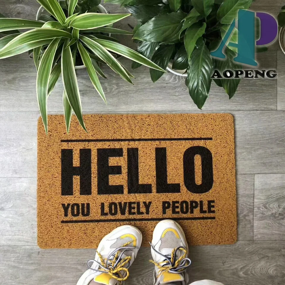 Customized Printed Mat Wholesale Plain Doormats Custom