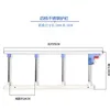 4-speed stainless steel drilling installation