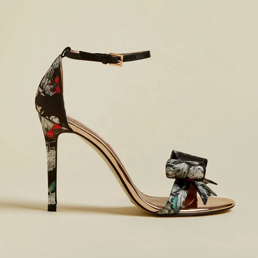 Bow Fashion Ladies Butterfly High Heels 