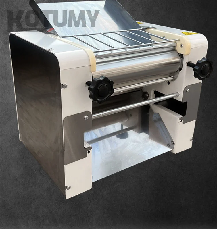 Commercial Desktop Automatic All-in-One Dough Sheeter Electric Dumpling Noodle Pressing Machine with Kneading Cutting Features