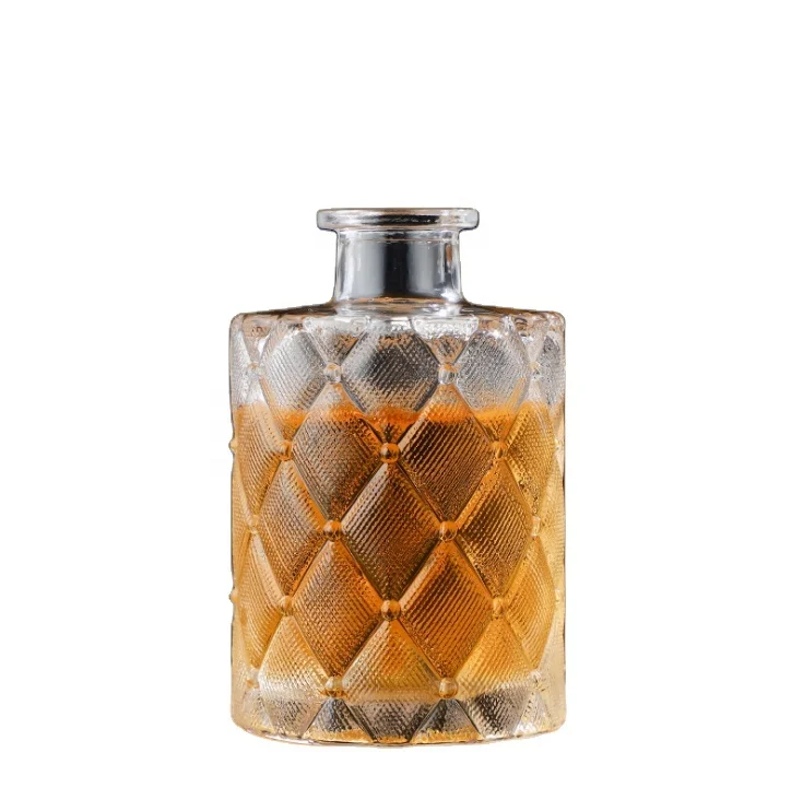 200ml 300ml Vintage Roman Wine Bottle Empty Glass Wine Bottle 10oz Clear  Wine Bottles