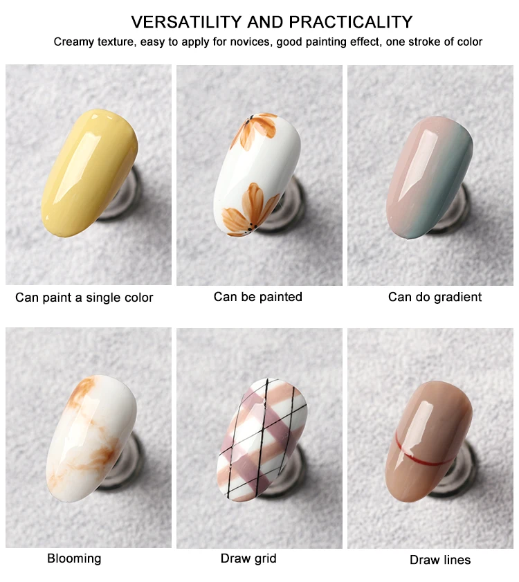 Hs Nail Art Solid Pudding Jelly Gel Polish Private Label 48 Colors