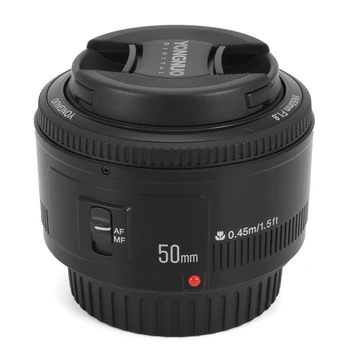 High Quality YONGNUO YN50mm F1.8 canon Lens Large Aperture Auto Focus Lens for Dslr Canon Cameras detail image