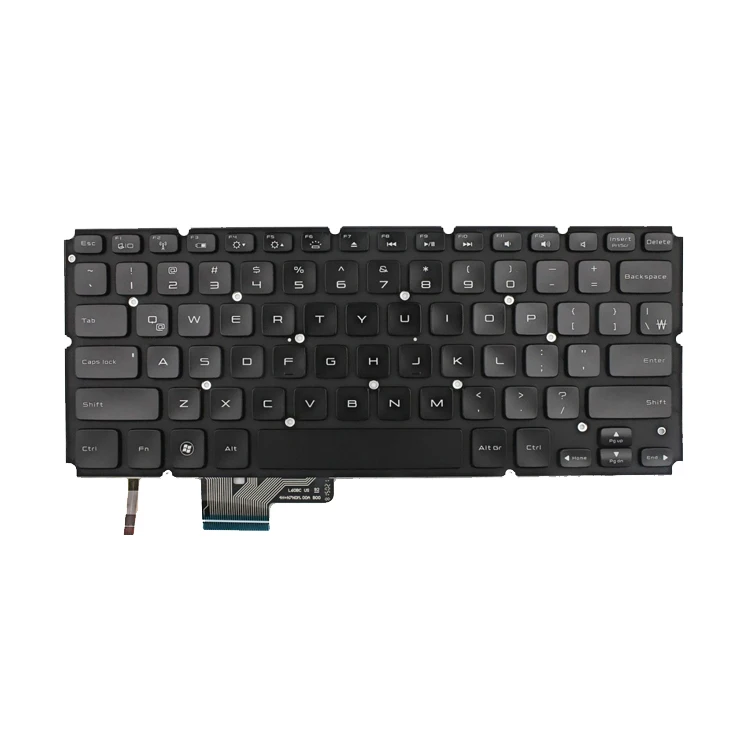 その他 HKP HK-HHT Black US Keyboard for Dell XPS 14 L421x 15 L521x