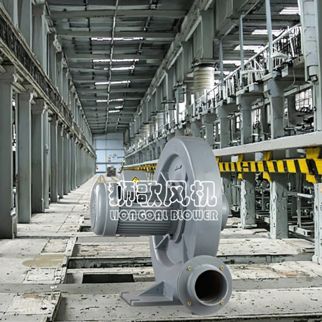 3HP 2.2KW 3相遠心ファン ターボエアブロワー、75/95db, 銀色