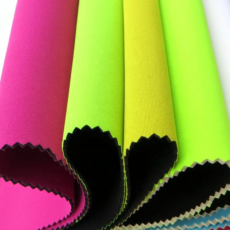 Wholesale Factory 3-Layer Neoprene Fabric 2MM 3MM 5MM Polyester Nylon Laminated with SBR Rubber Sheet for Bag