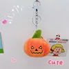 Yellow Smiling Pumpkin -Lobster Clasp