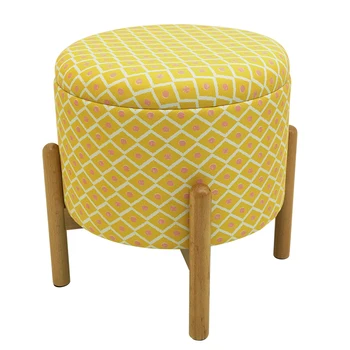 Customized Storage Ottoman Stool for Living Room Modern Inside Furniture