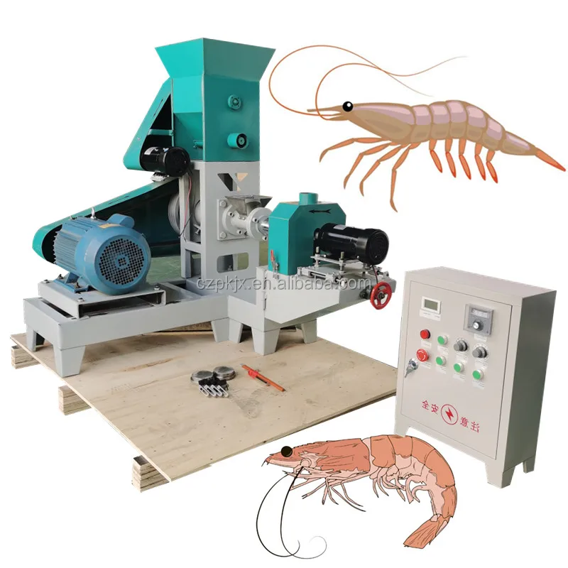 Small Floating Fish Feed Pellet Machine Pet Catfish Shrimp Food Larva Feeds Making Extruder
