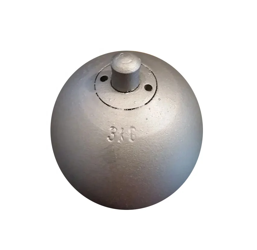 7.26キロ、ハンマー投げ用具2個セット（鉄、タグタイル制）