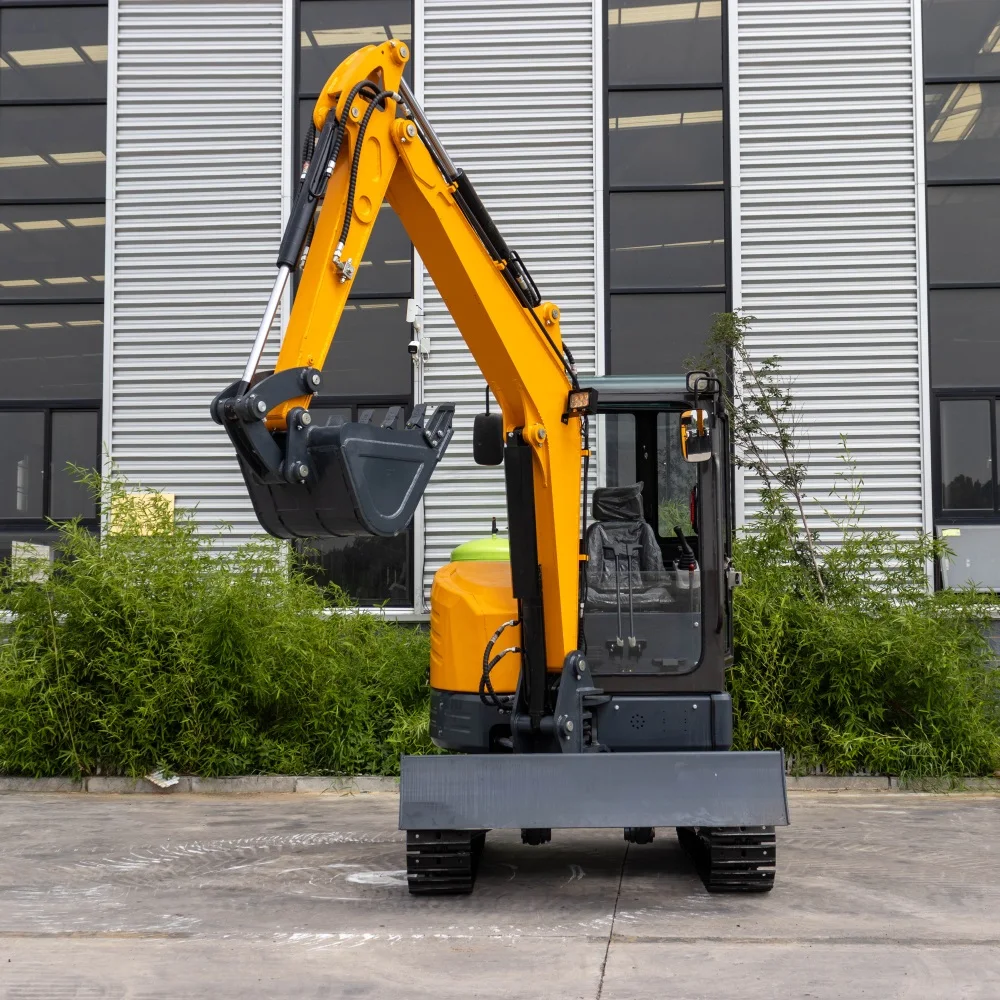 Тегин ташып жөнөтүү 3,5 тонналык экскаваторлор EPA Kubota двигатель Басма Үй үчүн мини-экскаваторлор 1тон 2тон Hightop Кичинекей экскаватор сатууга