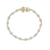 B150-Bracciale in oro 16cm