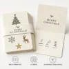 Tarjetas de Navidad de Papel Semilla con Banda Elástica