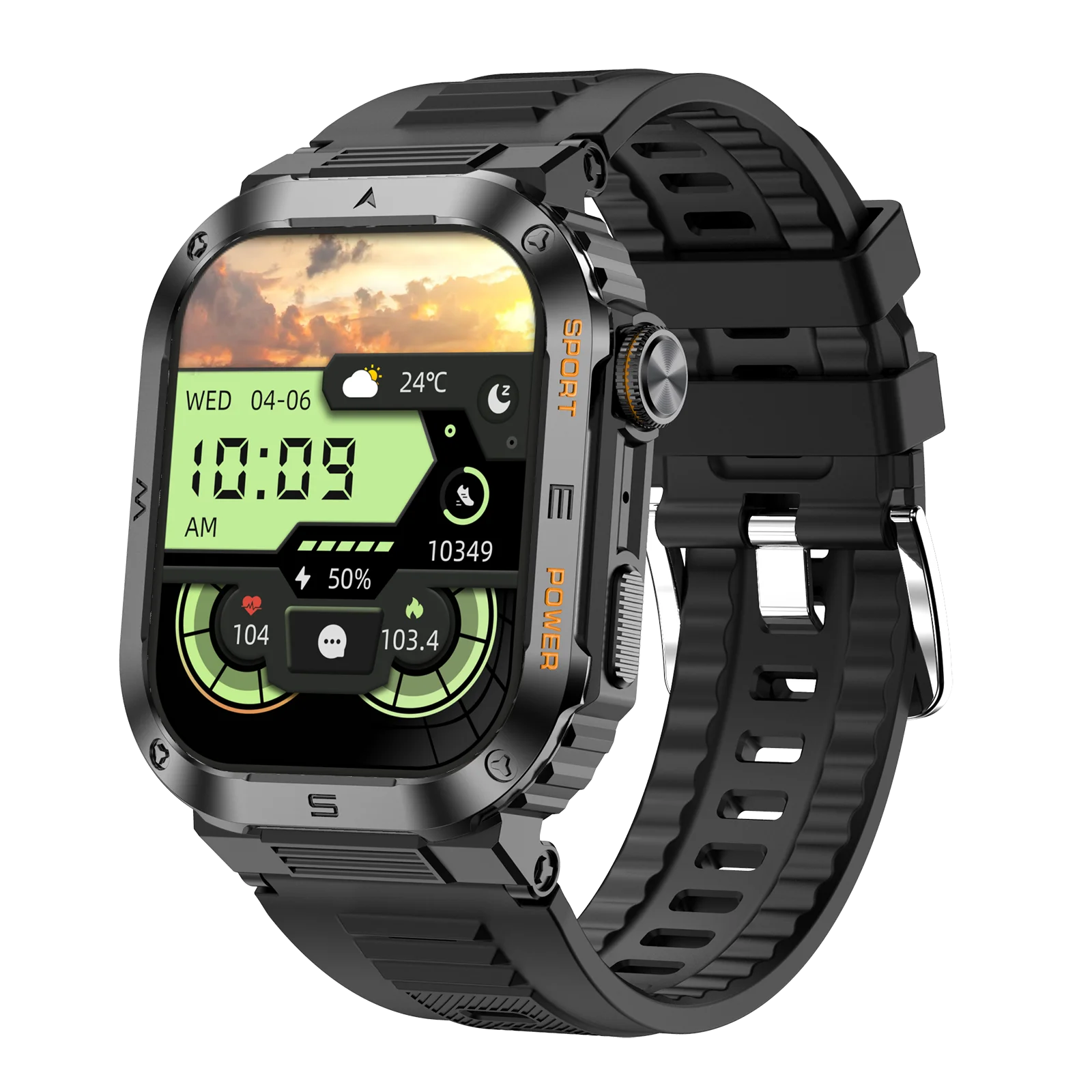 MT39 Outdoor Sports Smart Watch IP68 Waterproof Fitness Tracker