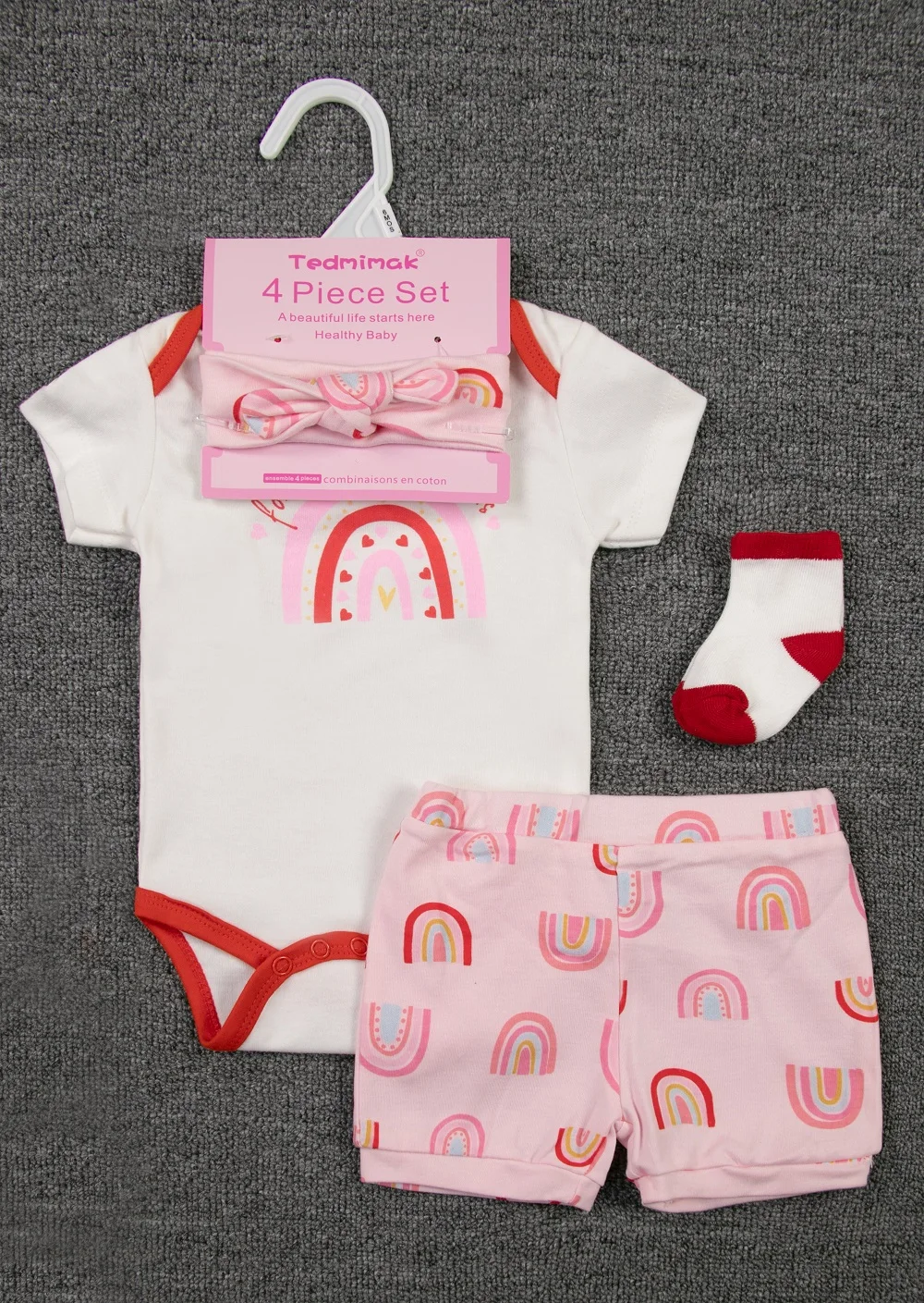 4pcs Baby Romper