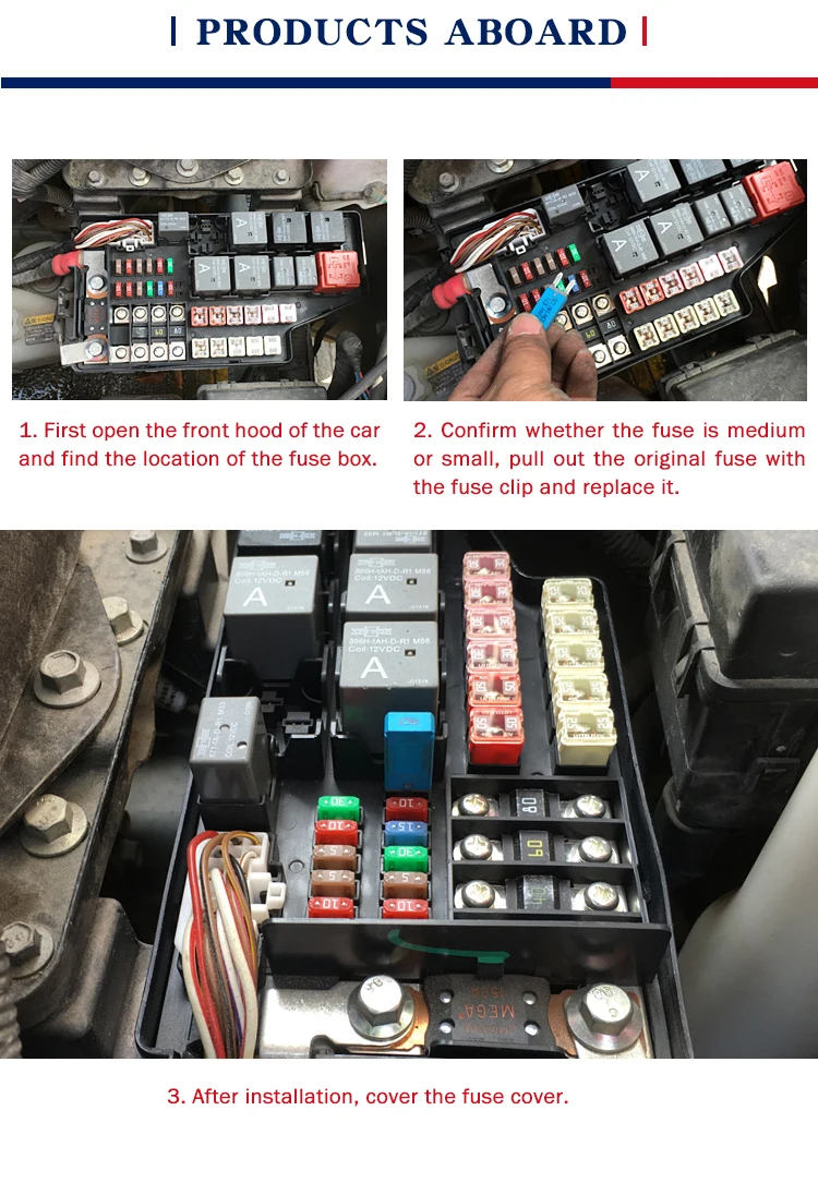 Genuine Marine Hand Reset Car Fuse For Boat Marine Yacht Caravan Rv
