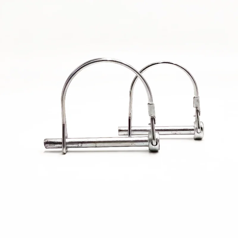 Factory Direct D-Type U-Shaped O-Shaped Diameter Opening Safety Pin Trailer Safety Hook Spring Lock Pin Quick Locking
