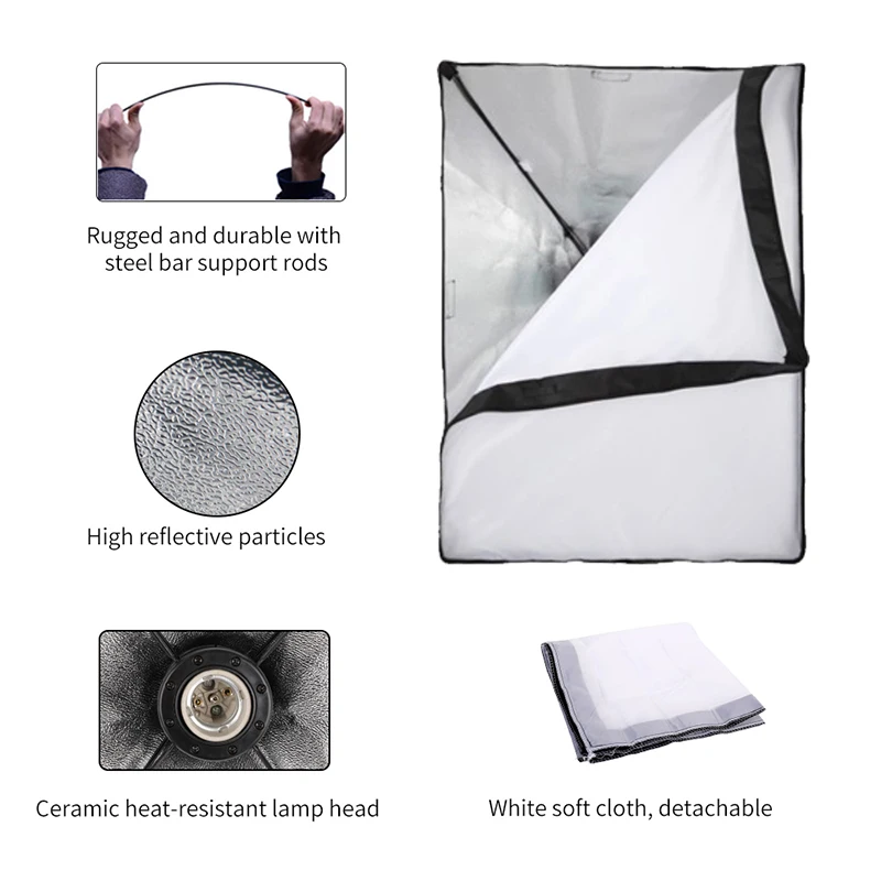 
Комплект для фотосъемки с системой поддержки фона и зонтиком софтбокс комплект освещения для фото-и видеостудии 