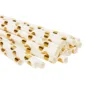 25 gold dot straws