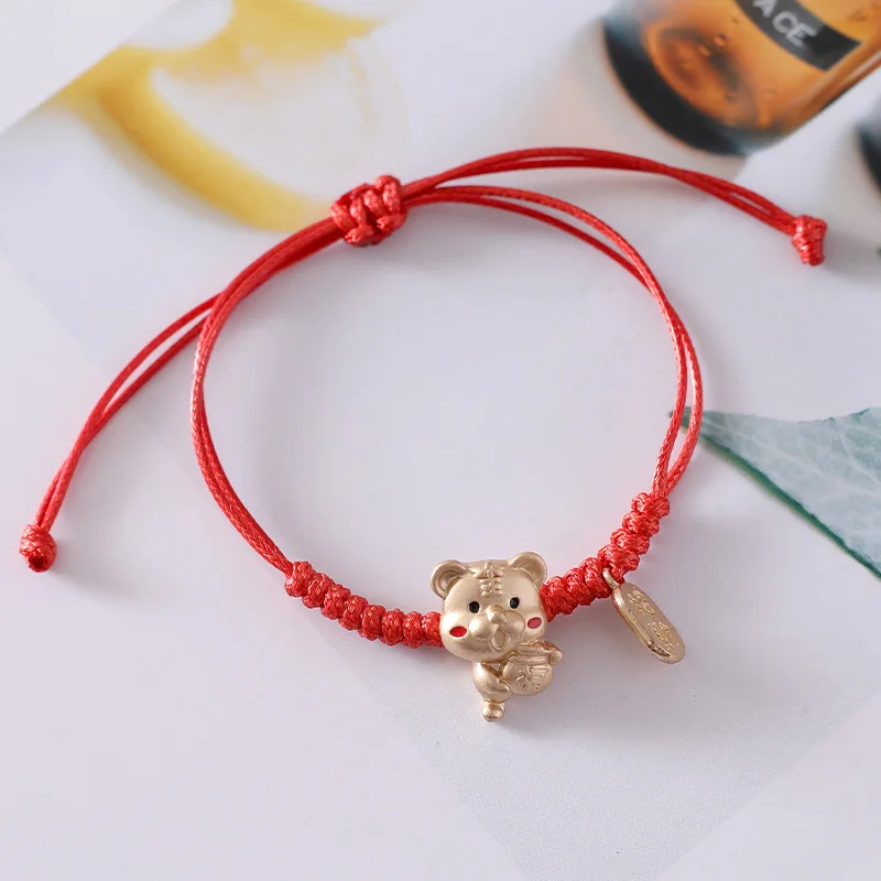 Chinese Zodiac Tiger Charm Bracelet