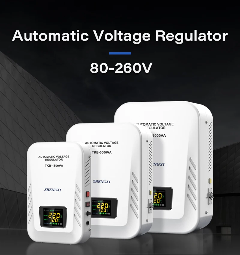 Tkb Wall Mounted 1kva 2kva 3kva 5kva 8kva 10kva Home Avr 220v Ac 