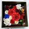 Caja de regalo Rose Square-Rojo