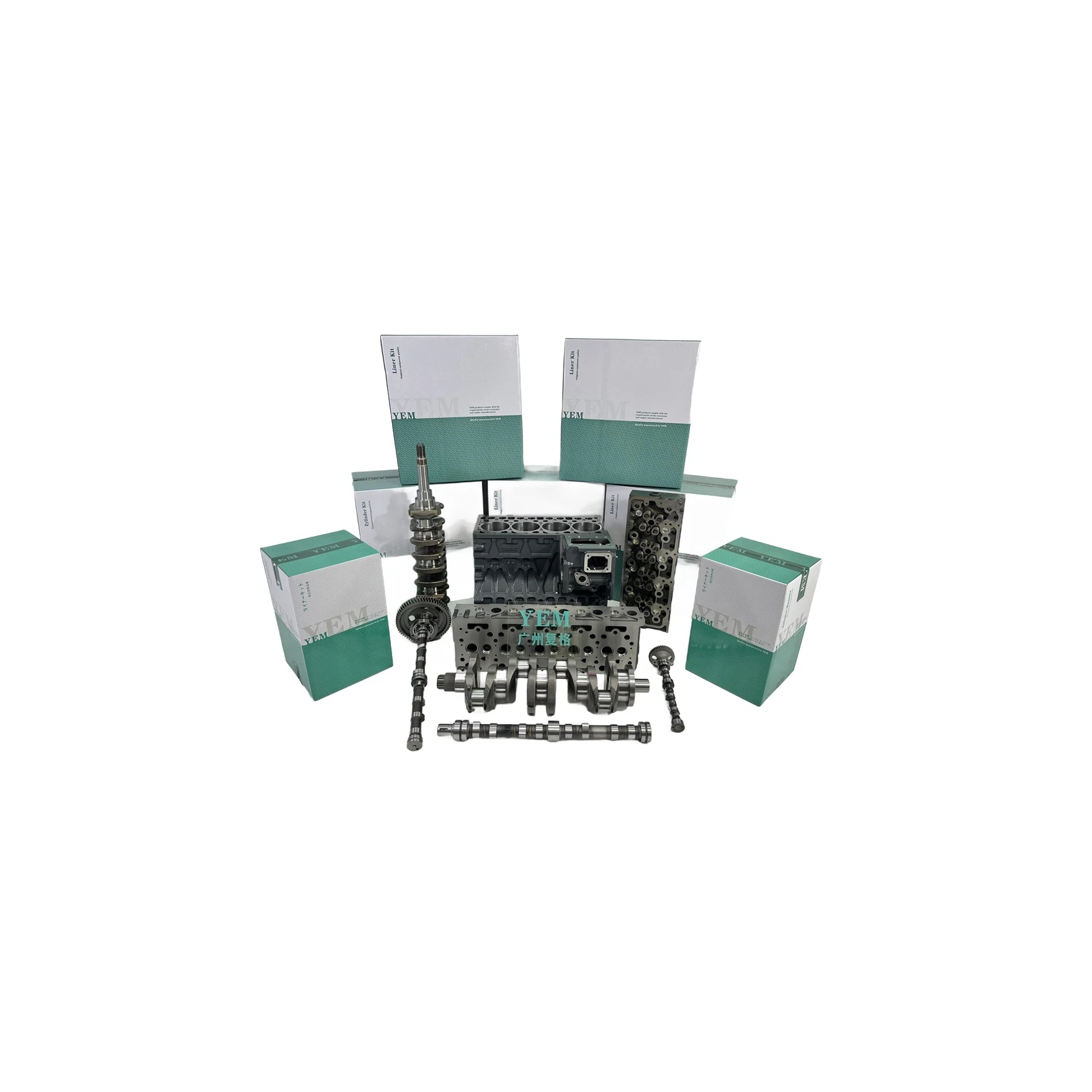For Nissan TD27 PD6 PE6 FE6 Cylinder Block Cylinder Head Crankshaft Camshaft Machinery Engine Spare Parts
