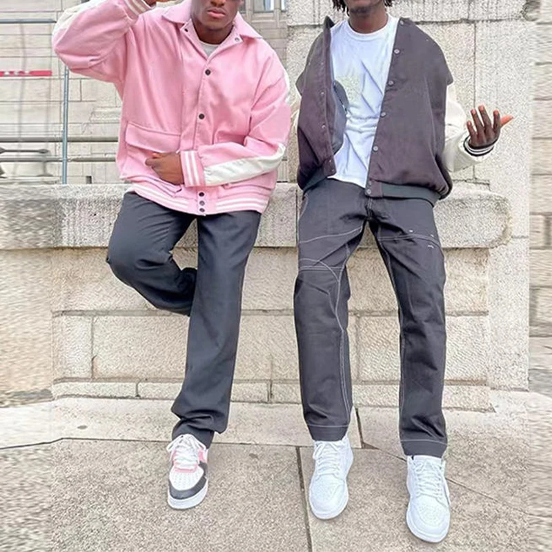 Shop 2025 Men's Hoodies with Custom Oversized Button up Collar
